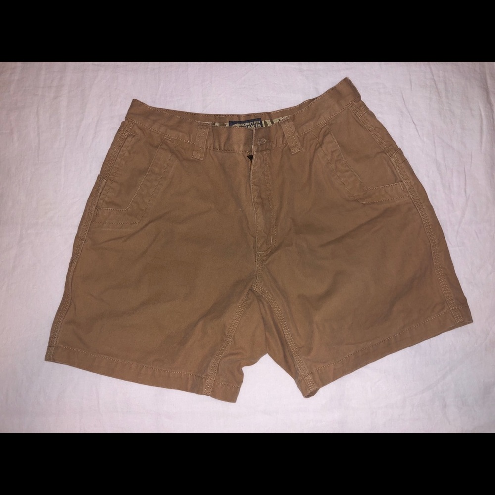 Mountain khaki shorts size 34 and 7” inseam